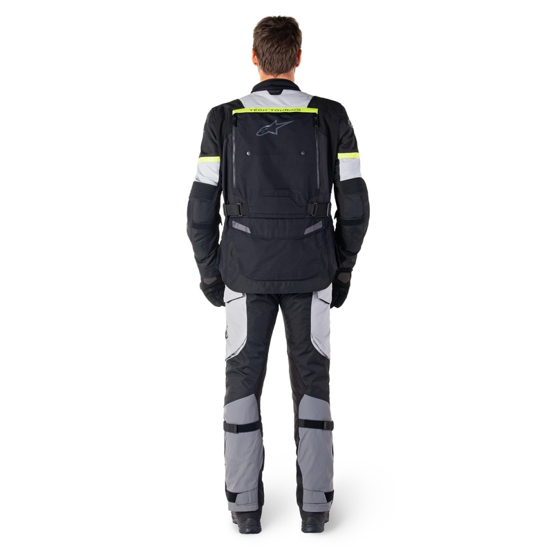 Alpinestars Bogota PRO Drystar motoristična jakna črno-sivo-fluo rumena