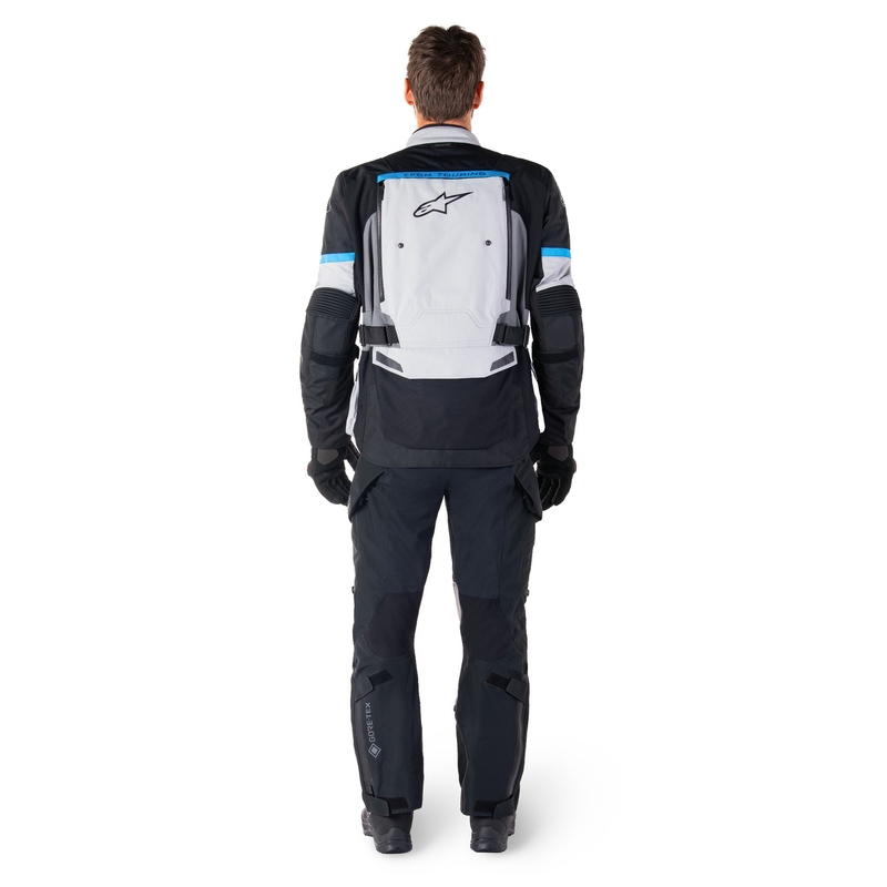 Alpinestars Bogota PRO Drystar motoristična jakna sivo-črno-modra