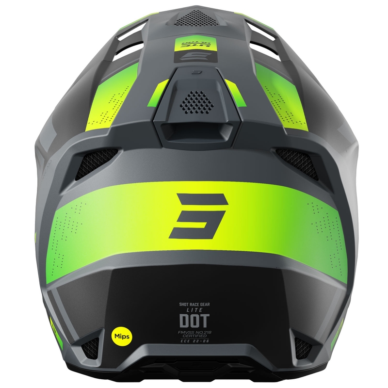 Motokros čelada Shot Lite Ultra mat fluo rumena