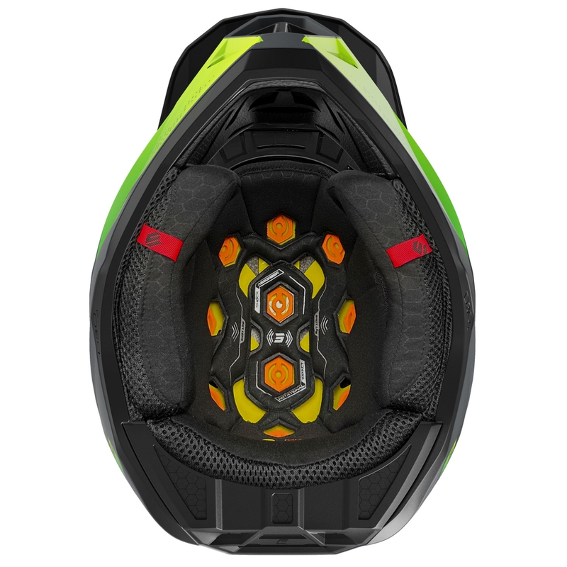 Motokros čelada Shot Lite Ultra mat fluo rumena