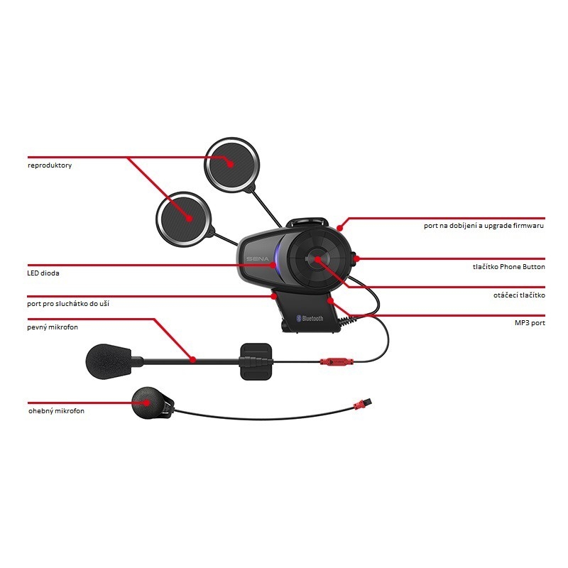 Bluetooth domofon SENA 10S