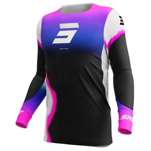 Motokros dres Shot Aerolite Astral modro-roza