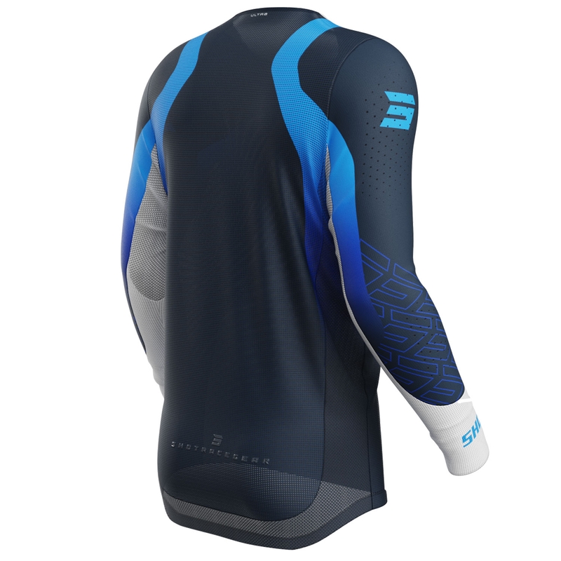 Motokros majica Shot Aerolite Ultra modra