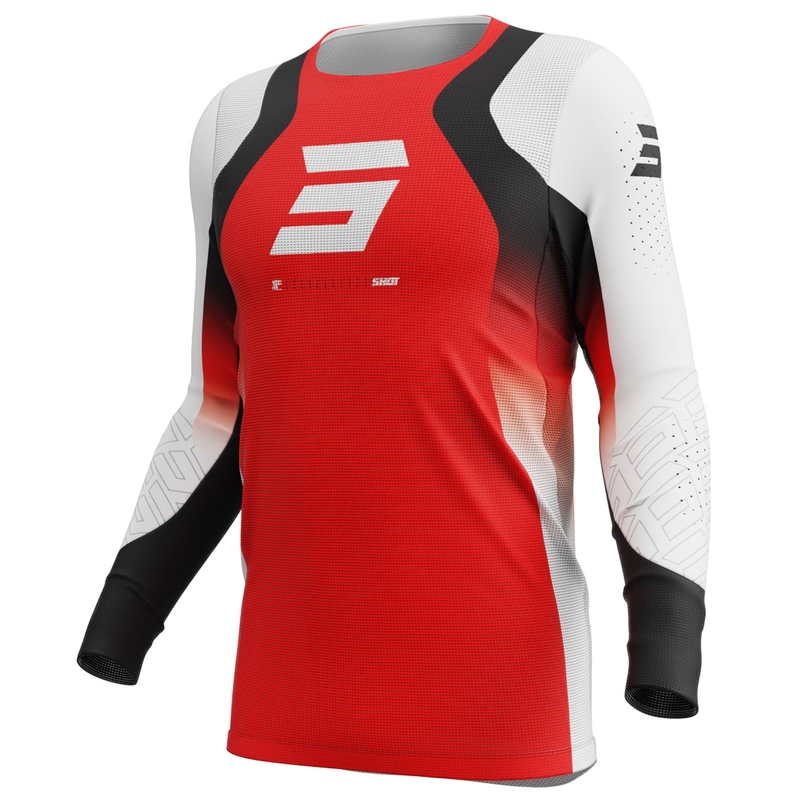 Motokros majica Shot Aerolite Ultra rdeča