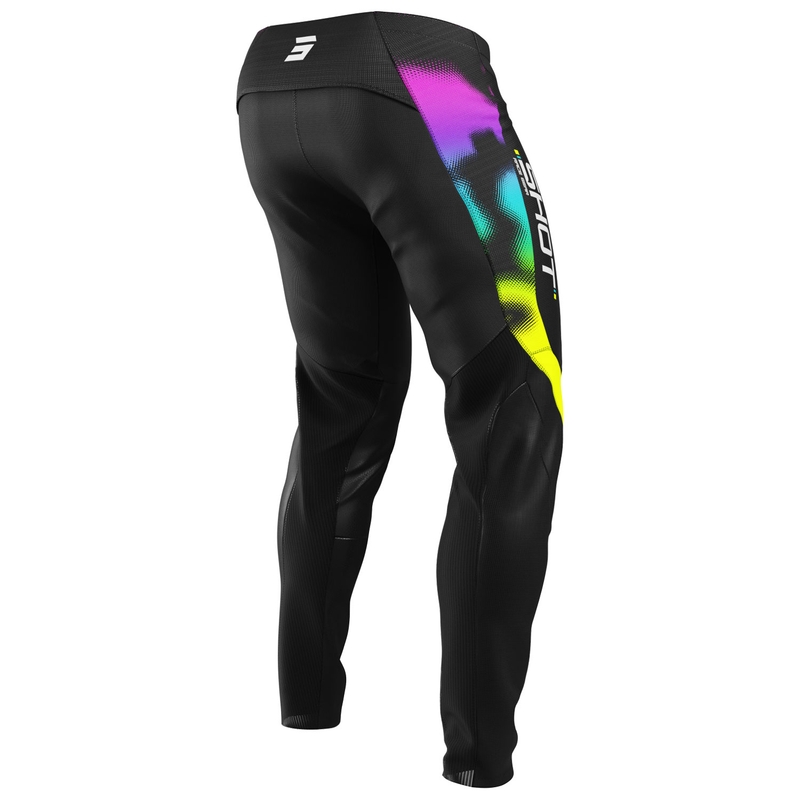 Motokros hlače Shot Contact Nitro Black