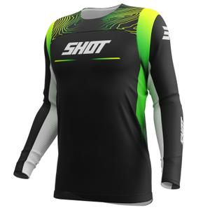 Motokros majica Shot Contact Apex fluo rumena