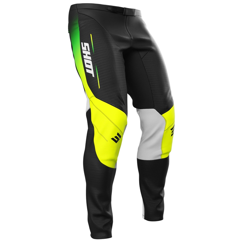 Motokros hlače Shot Contact Apex fluo rumene