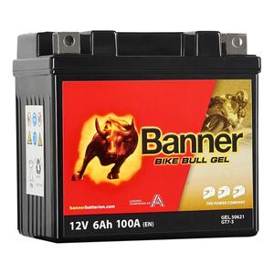 Gel motoristična baterija Banner Bike Bull GEL 506 21/BGTZ7-S - GTZ7-S 12V, 6Ah, 100A