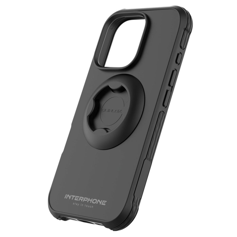 Zaščitni ovitek Interphone QUIKLOX Tetraforce za Apple iPhone 16 Pro črn