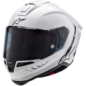 Integralna motoristična čelada Alpinestars Supertech R-10 Solid carbon white mat