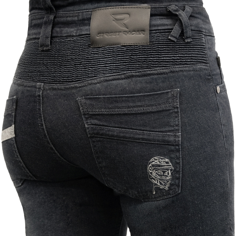 Street Racer Spike II ženske jeans črne barve