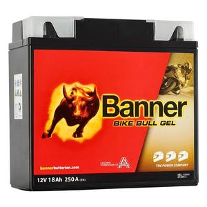 Gel akumulator za motorje Banner Bike Bull GEL 521 01/BG12-19 - G12-19 12V, 18Ah, 250A