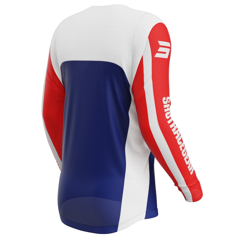Motokros majica Shot Contact Mythic modro-rdeča