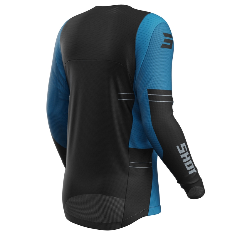Motokros majica Shot Contact Shield modra