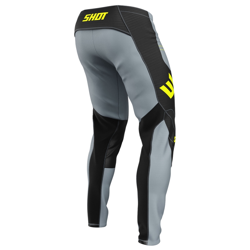 Motokros hlače Shot Contact Shield fluo rumene
