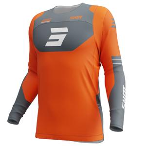 Motocross majica Shot Contact Shield oranžna