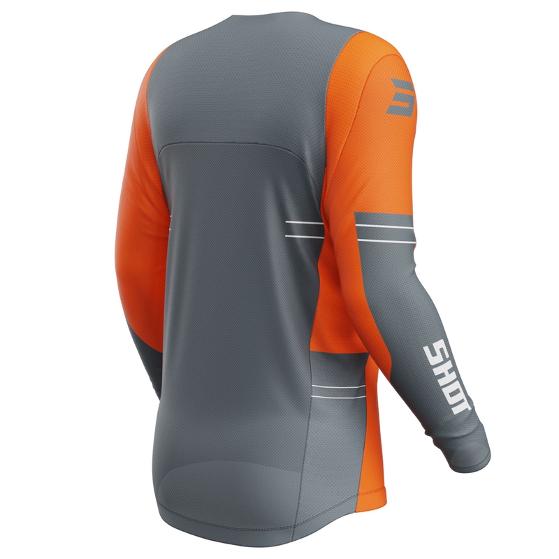 Motocross majica Shot Contact Shield oranžna