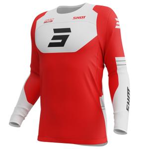 Motocross majica Shot Contact Shield rdeča