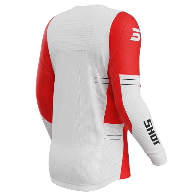 Motocross majica Shot Contact Shield rdeča