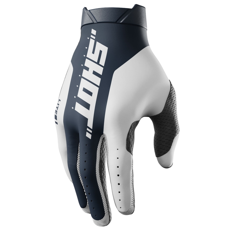 Motokros rokavice Shot Lite Pro modre
