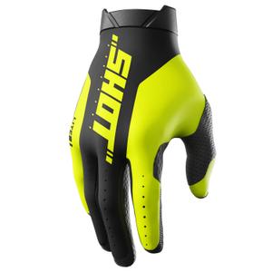 Rokavice za motokros Shot Lite Pro fluo rumene