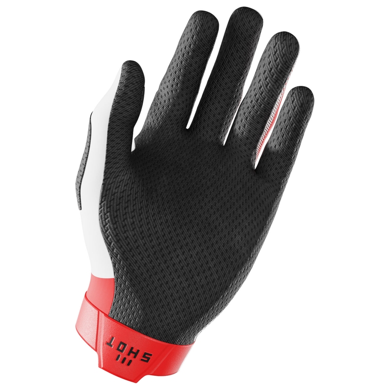 Motokros rokavice Shot Lite Pro rdeče