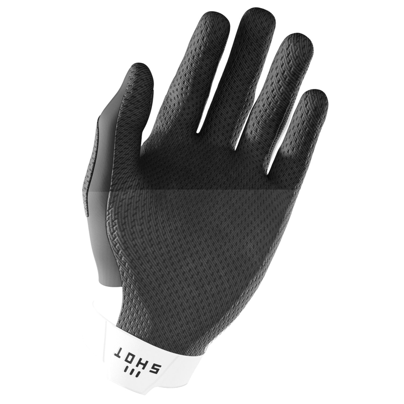Motokros rokavice Shot Lite Pro bele