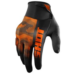 Rokavice za motokros Shot Drift Tactic fluo oranžne