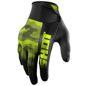 Rokavice za motokros Shot Drift Tactic fluo rumene