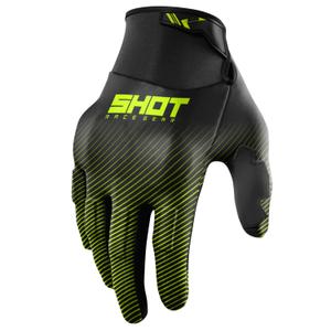 Rokavice za motokros Shot Drift Rim fluo rumene
