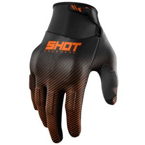 Rokavice za motokros Shot Drift Rim oranžne