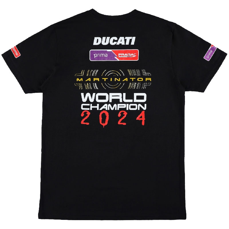 Črna majica Ducatti Jorge Martin World Champion