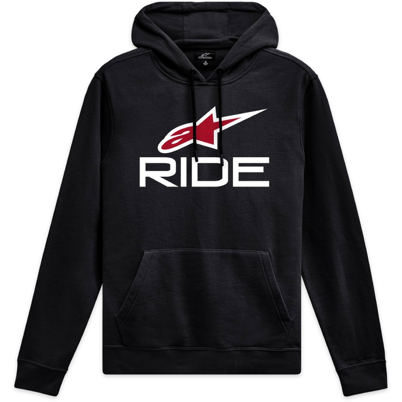 Črno-belo-rdeča majica Alpinestars Ride 4.0