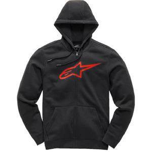 Črno-rdeča majica Alpinestars Ageless II Fleece
