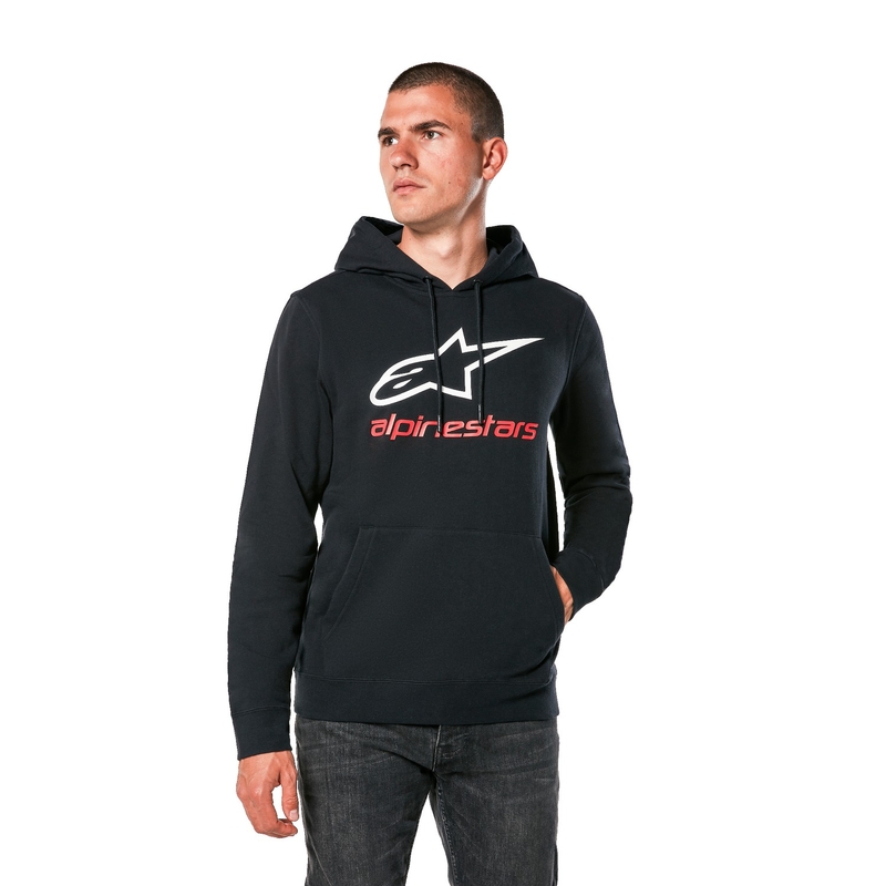 Črno-belo-rdeča majica Alpinestars Always 2.0