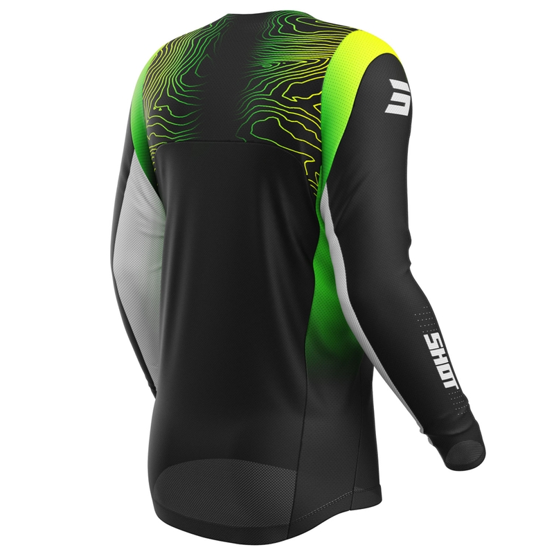 Otroški motokros dres Shot Contact Apex fluo rumen