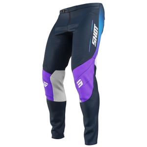Otroške motokros hlače Shot Contact Apex modre