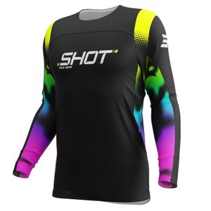 Otroški motokros dres Shot Contact Nitro Black