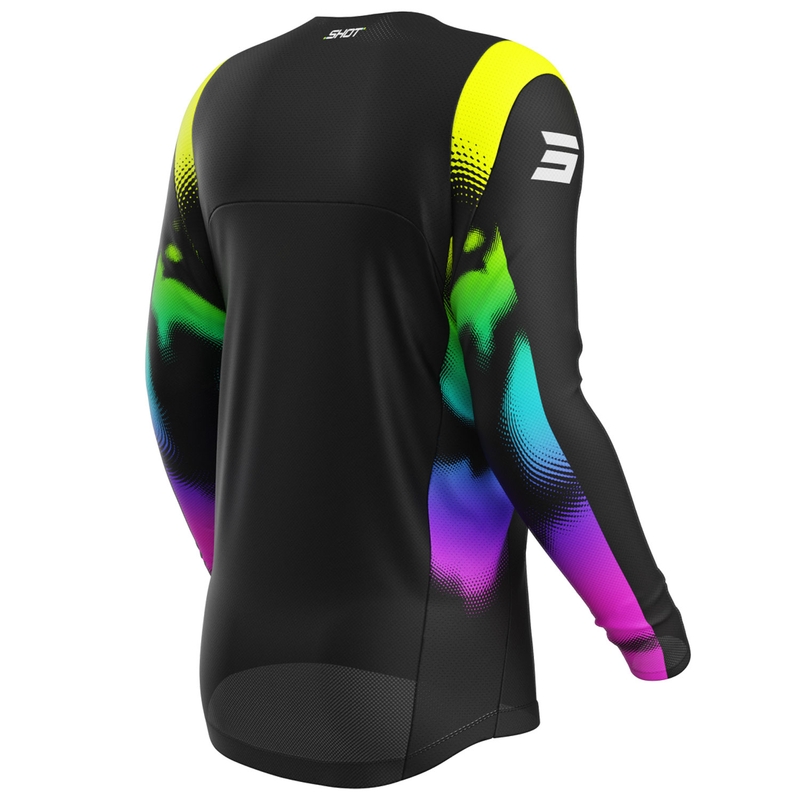 Otroški motokros dres Shot Contact Nitro Black