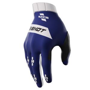 Otroške motokros rokavice Shot Race modre