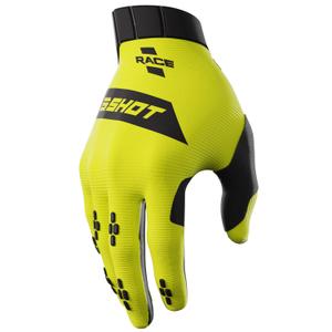 Otroške motokros rokavice Shot Race fluo rumene