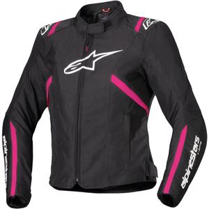 Ženska motoristična jakna Alpinestars Stella T-SPS 2 Waterproof črno-belo-roza
