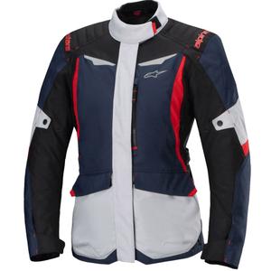 Ženska motoristična jakna Alpinestars Stella ST-1 Waterproof modro-črno-rdeča
