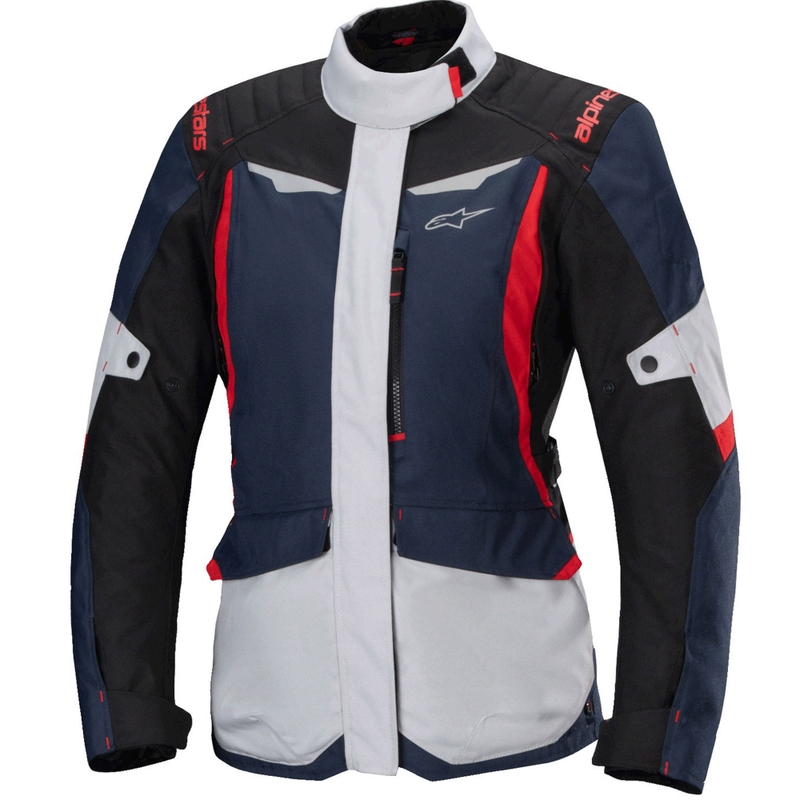 Ženska motoristična jakna Alpinestars Stella ST-1 Waterproof modro-črno-rdeča
