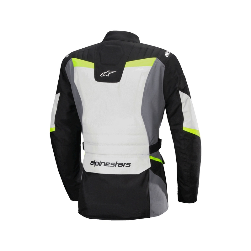 Ženska motoristična jakna Alpinestars Stella ST-1 Waterproof sivo-črna-fluo rumena