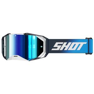 Motokros očala Shot Lite Solid blue z modrim iridijevim pleksi steklom