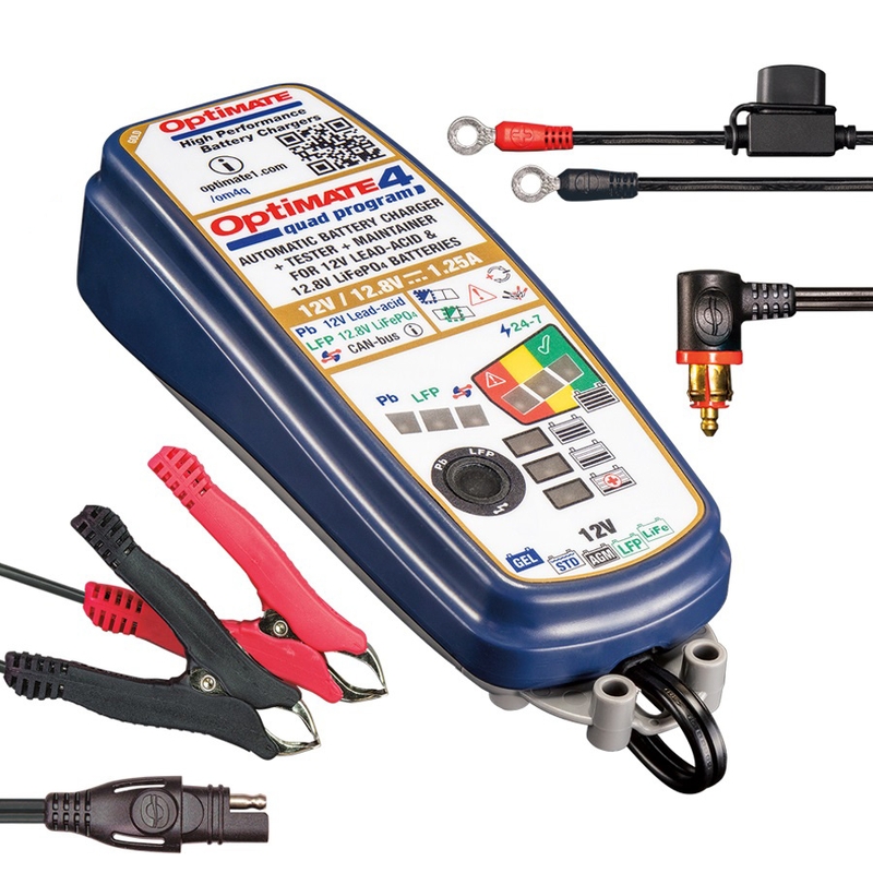 Polnilec baterij OPTIMATE 4 QUAD TM630-PR