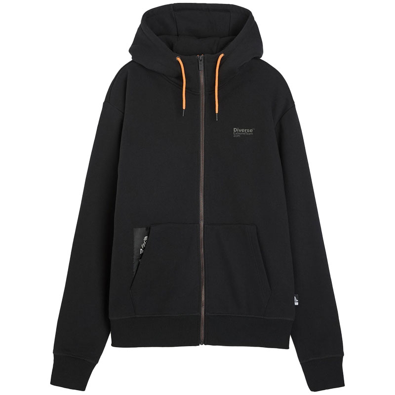 Pulover DAKAR ZIP H24 črn