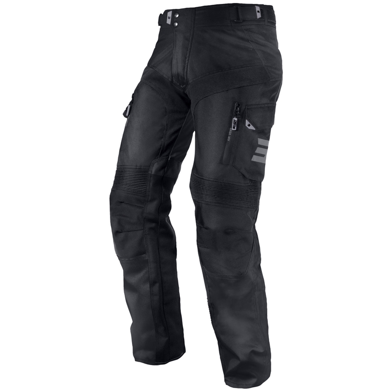 Črne motoristične hlače Shot Racetech