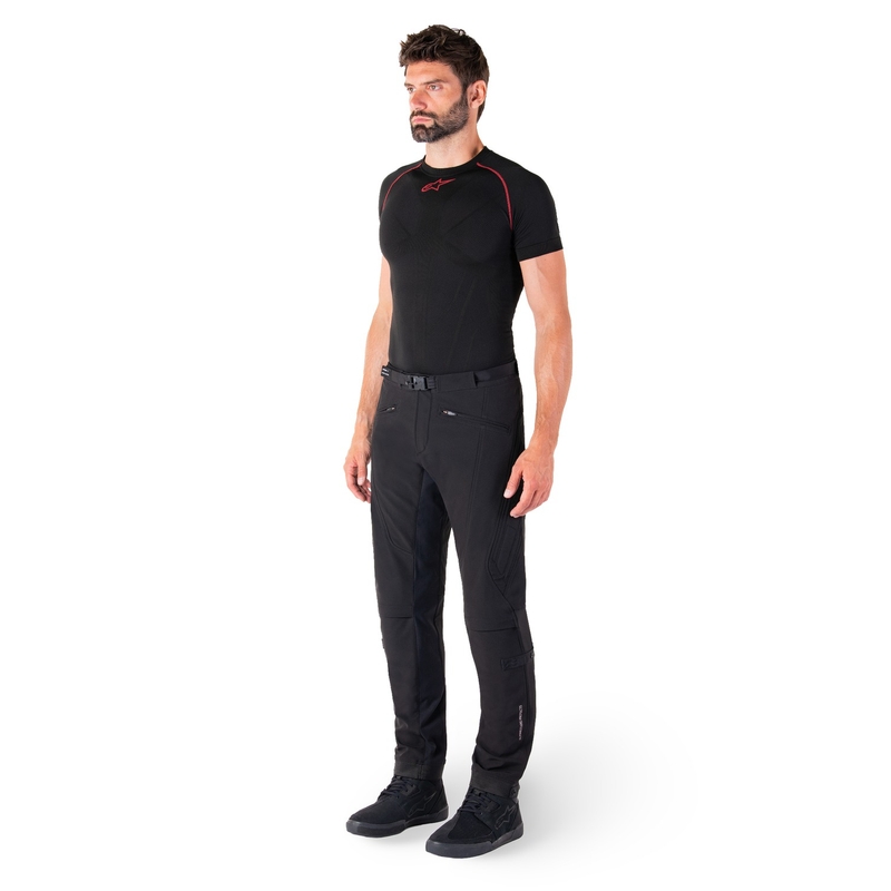 Črne motoristične hlače Alpinestars Alden